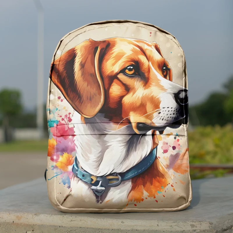 Teen Best Friend English Foxhound Delight Minimalist Backpack