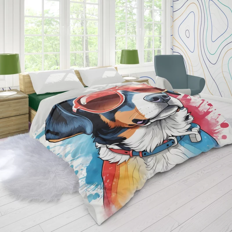 Teen Best Friend Entlebucher Mountain Dog Magic Duvet Cover