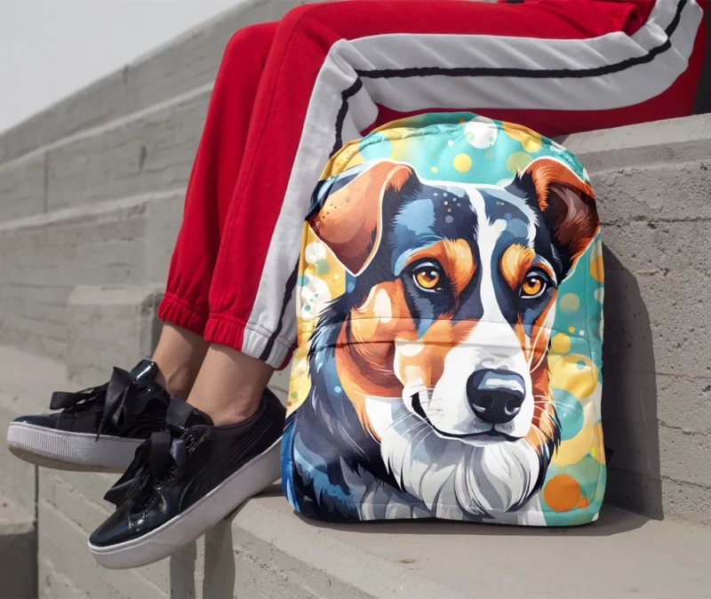 Teen Best Friend Finnish Hound Dog Magic Minimalist Backpack 1