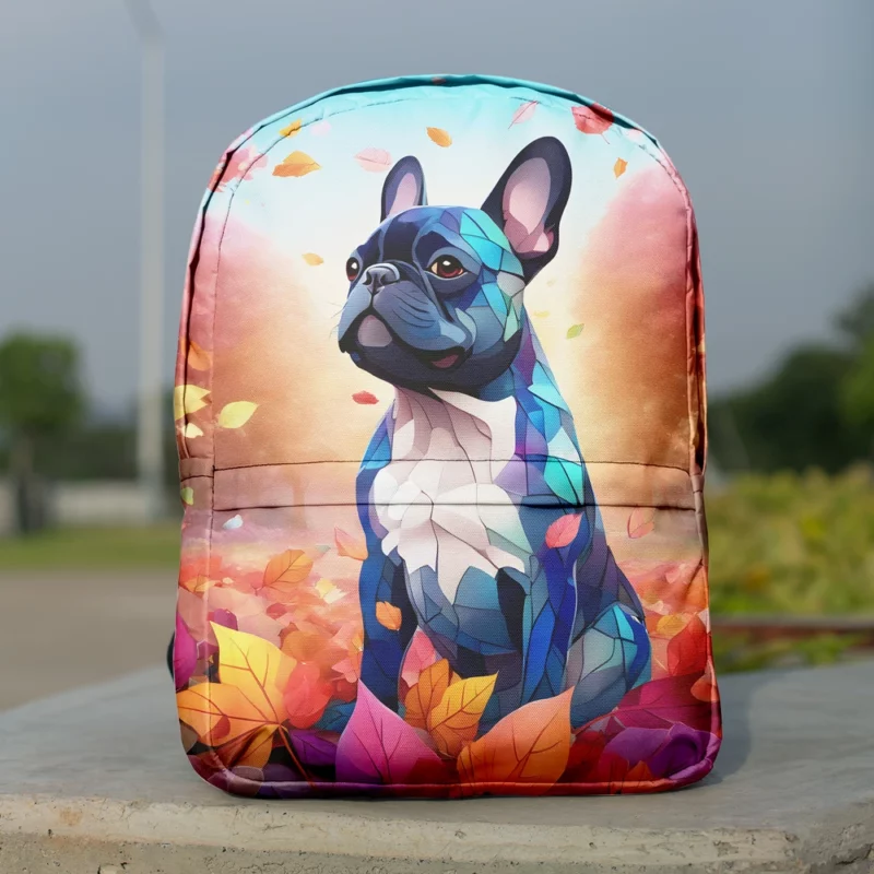 Teen Best Friend French Bulldog Delight Minimalist Backpack