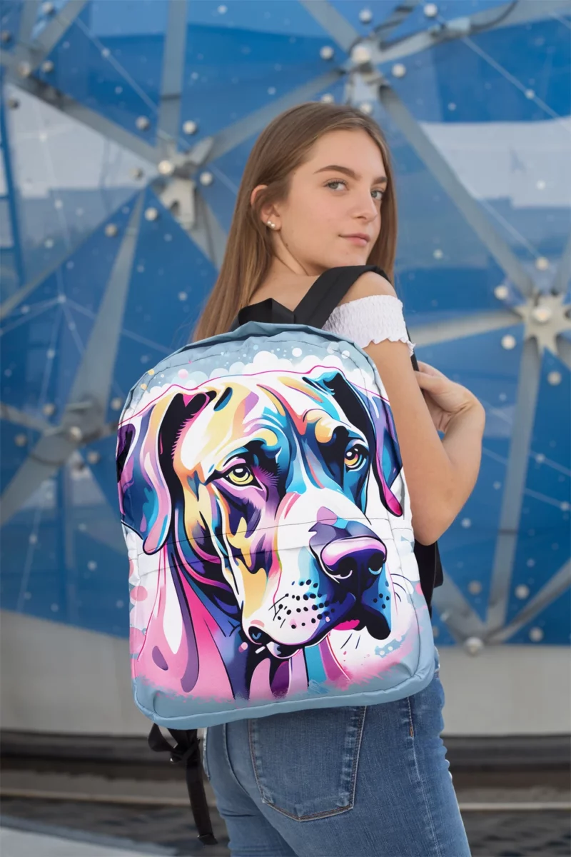 Teen Best Friend Great Dane Dog Magic Minimalist Backpack 2