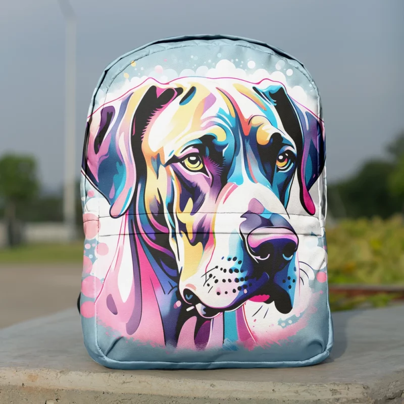 Teen Best Friend Great Dane Dog Magic Minimalist Backpack