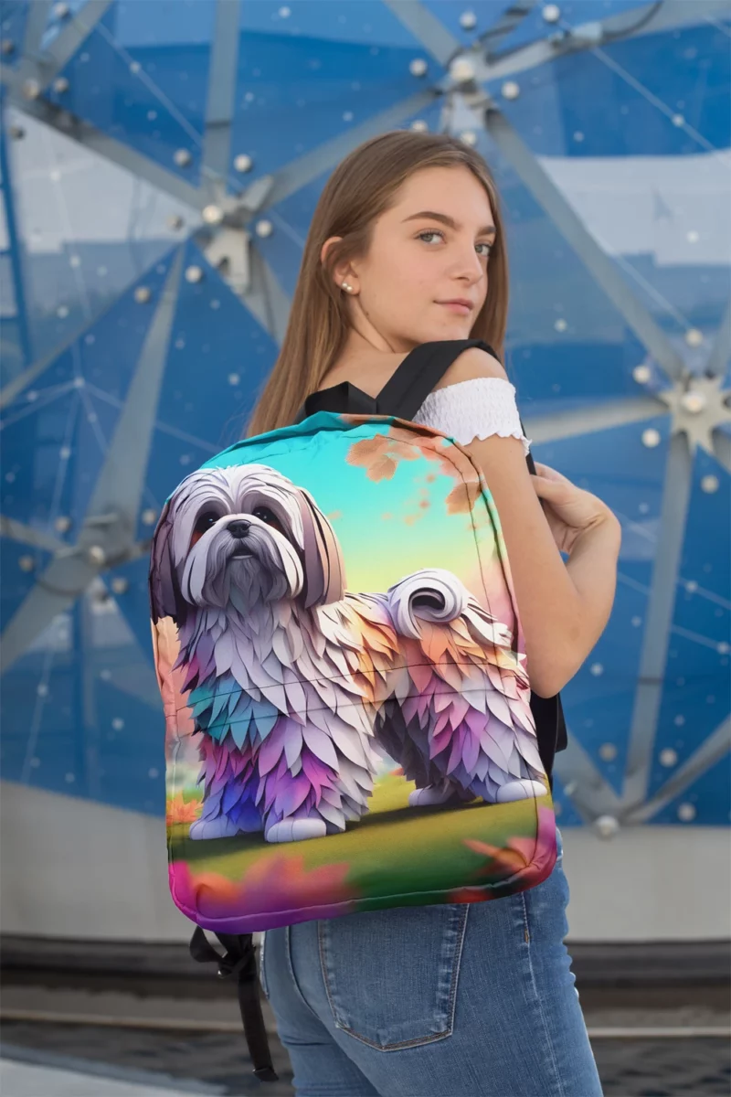 Teen Best Friend Lhasa Apso Joy Minimalist Backpack 2