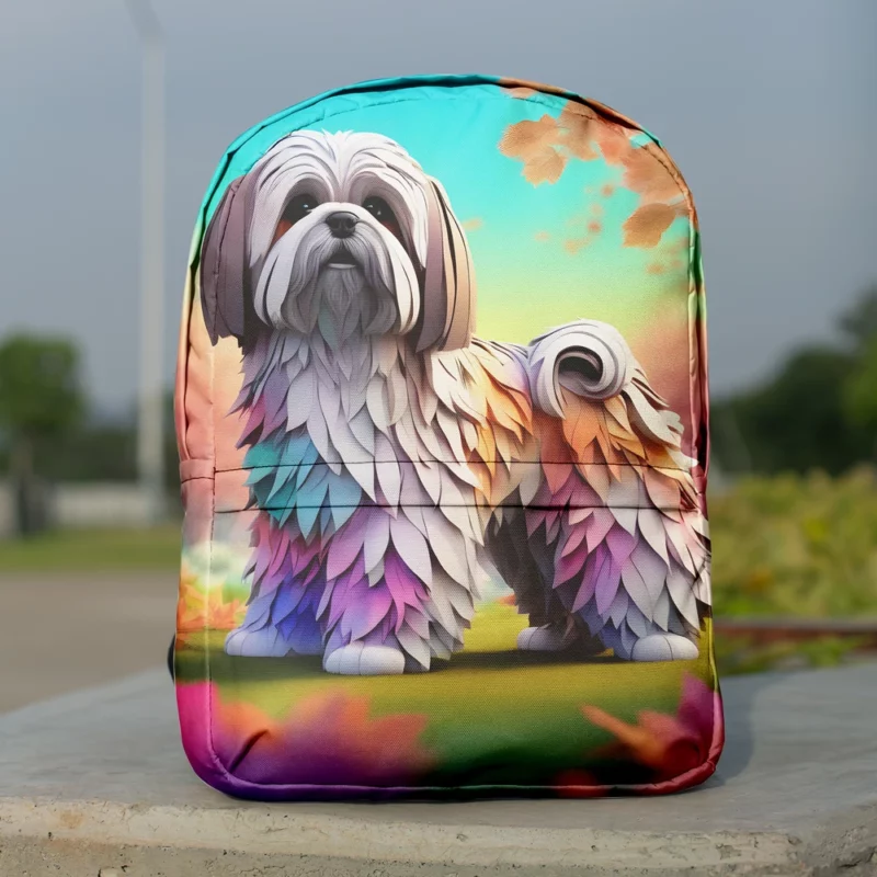 Teen Best Friend Lhasa Apso Joy Minimalist Backpack