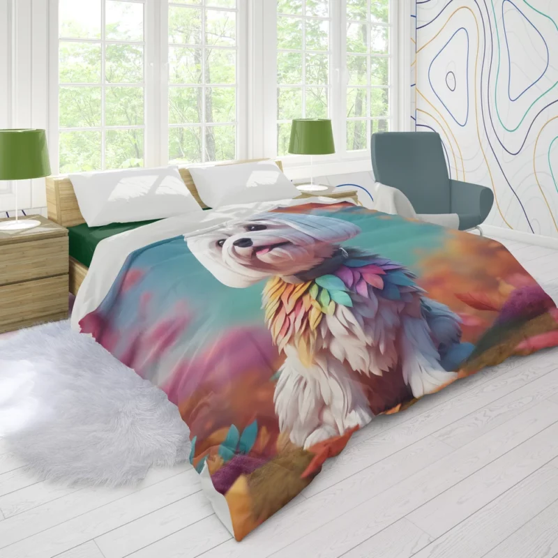 Teen Best Friend Maltese Joy Duvet Cover