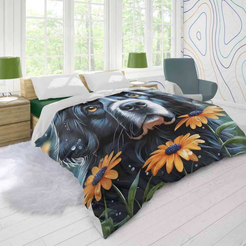 Teen Best Friend Newfoundland Joy Duvet Cover