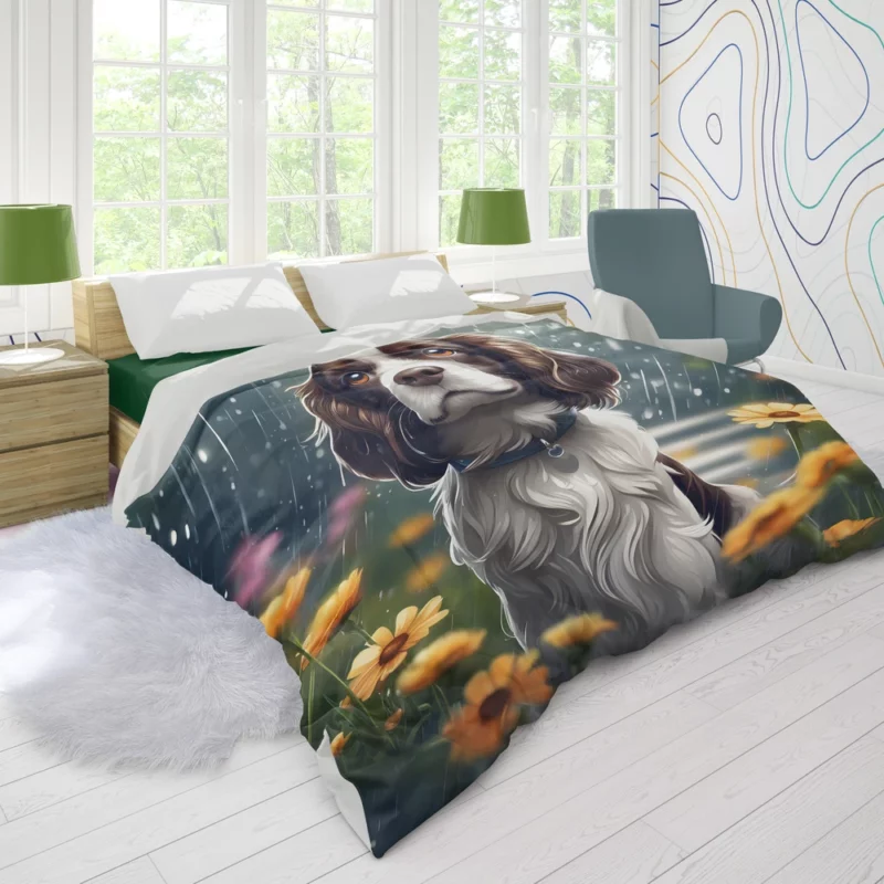 Teen Birthday Bliss English English Springer Spaniel Joy Duvet Cover