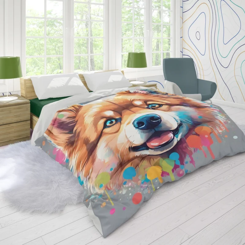 Teen Birthday Bliss Finnish Lapphund Joy Duvet Cover