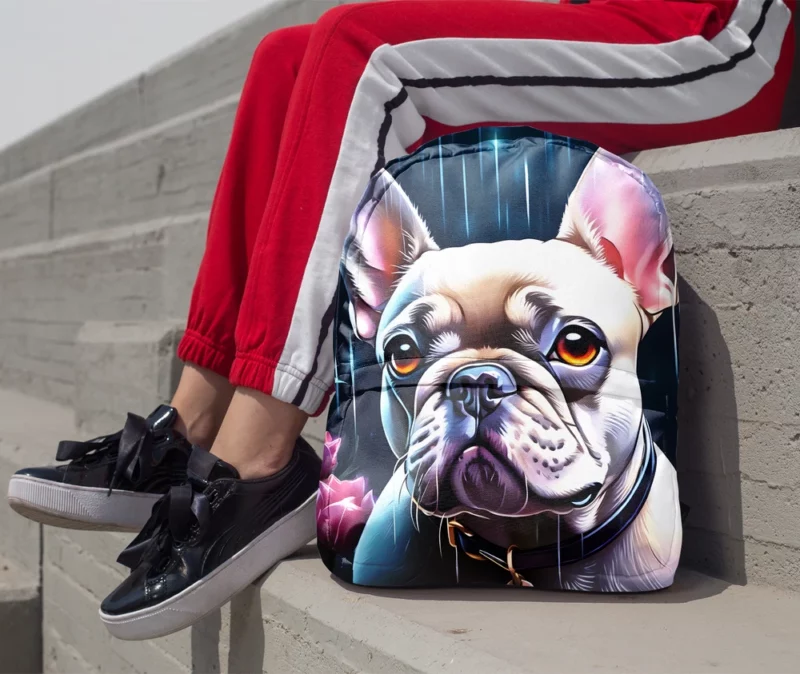 Teen Birthday Bliss French Bulldog Joy Minimalist Backpack 1