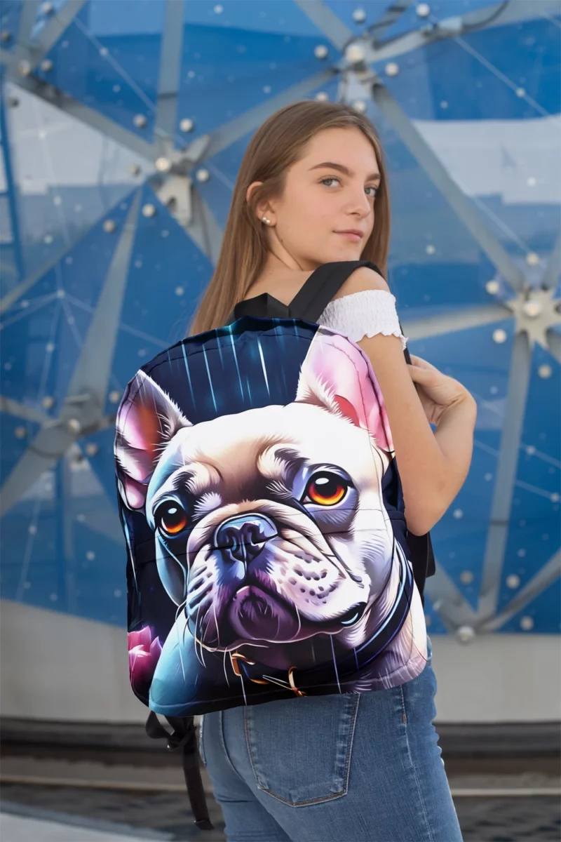 Teen Birthday Bliss French Bulldog Joy Minimalist Backpack 2