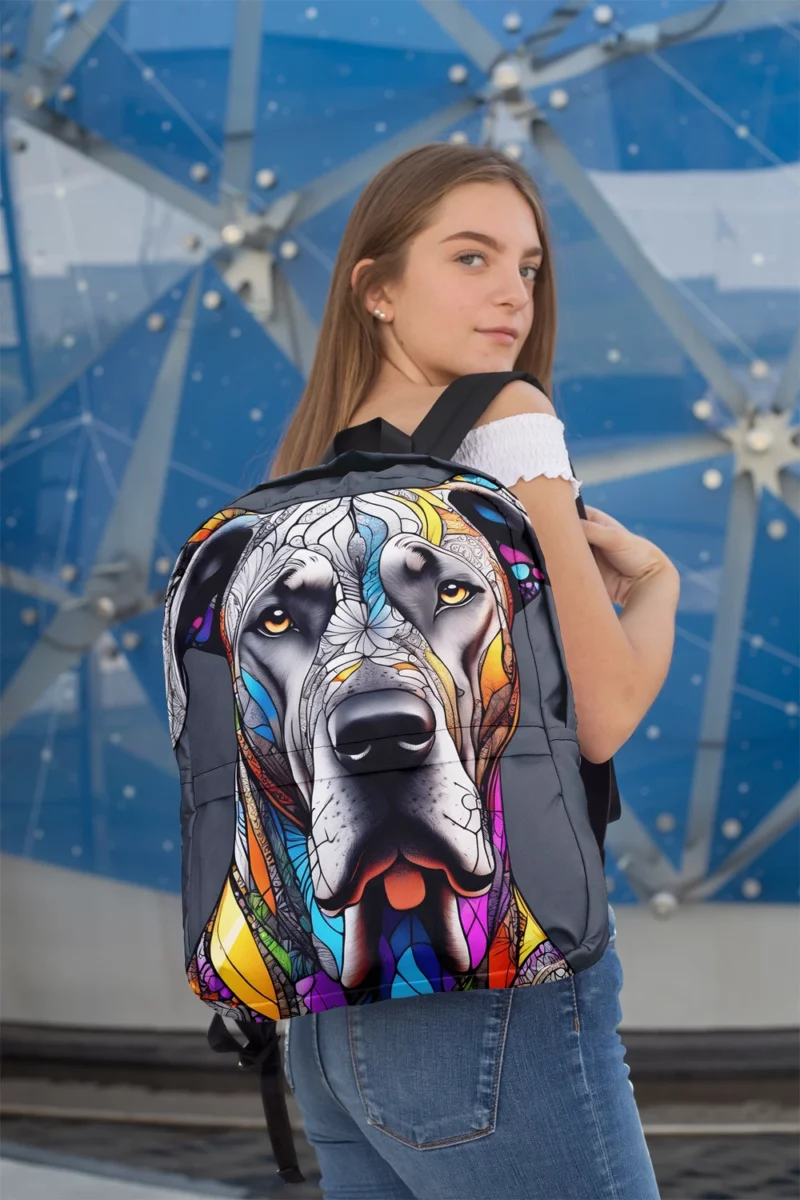 Teen Birthday Bliss Great Dane Joy Minimalist Backpack 2