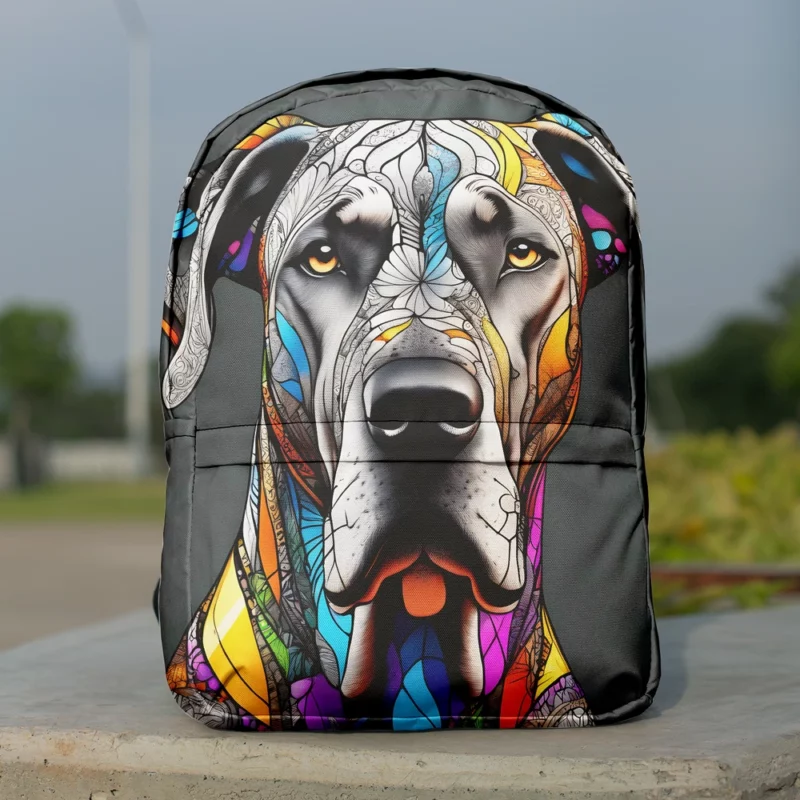 Teen Birthday Bliss Great Dane Joy Minimalist Backpack