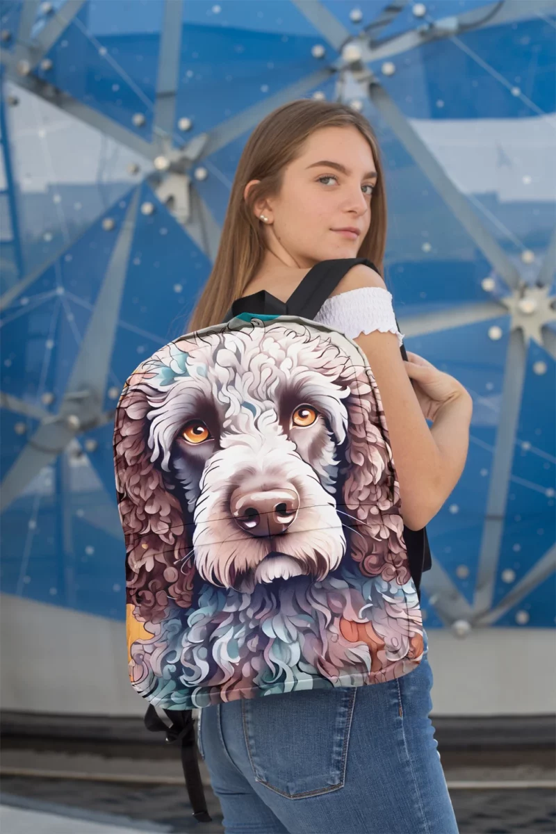 Teen Birthday Bliss Irish Water Spaniel Joy Minimalist Backpack 2