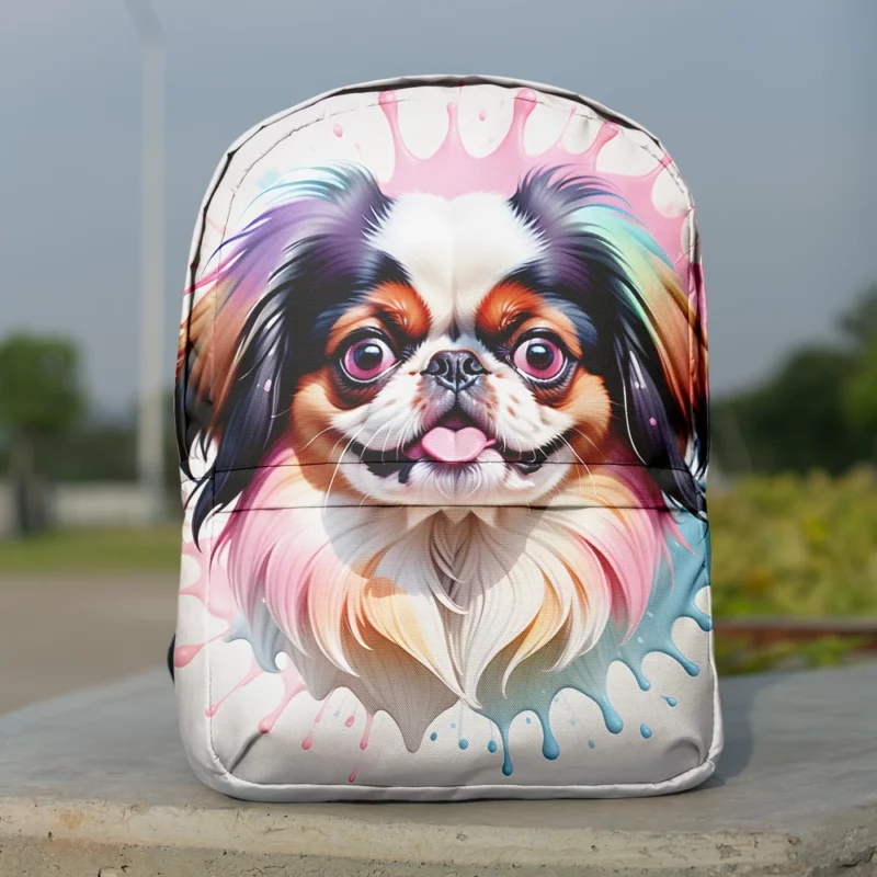 Teen Birthday Bliss Japanese Chin Joy Minimalist Backpack