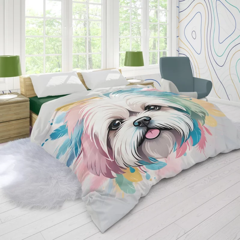 Teen Birthday Bliss Lhasa Apso Joy Duvet Cover