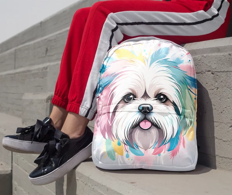 Teen Birthday Bliss Lhasa Apso Joy Minimalist Backpack 1