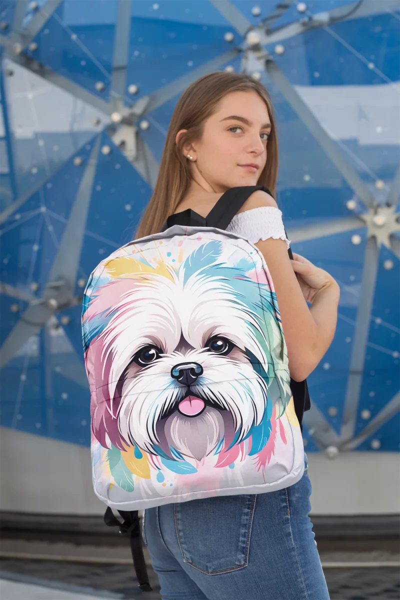 Teen Birthday Bliss Lhasa Apso Joy Minimalist Backpack 2