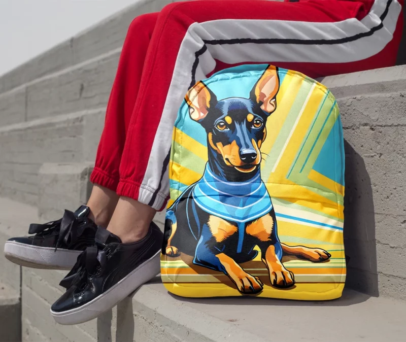 Teen Birthday Bliss Manchester Terrier Joy Minimalist Backpack 1