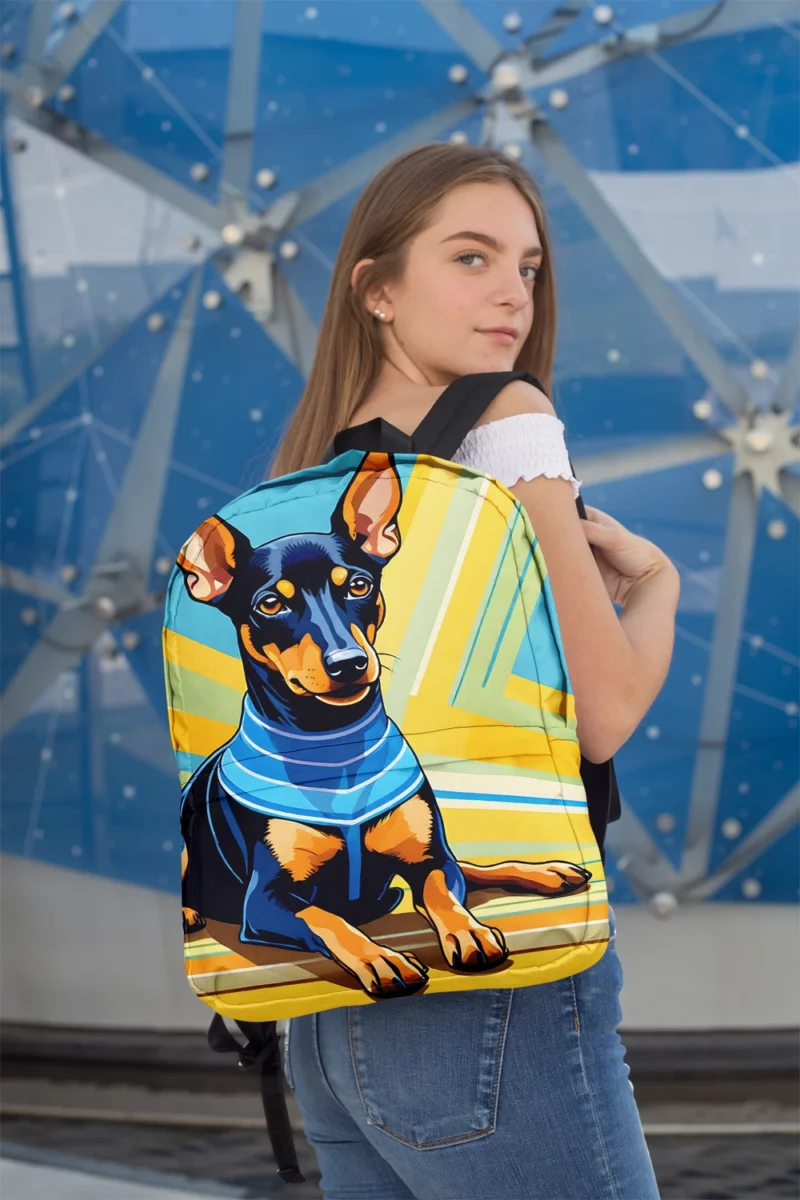 Teen Birthday Bliss Manchester Terrier Joy Minimalist Backpack 2