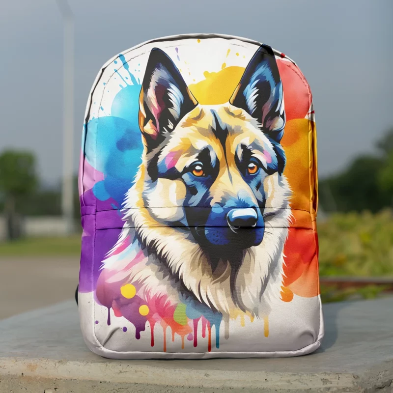 Teen Birthday Bliss Norwegian Elkhound Joy Minimalist Backpack