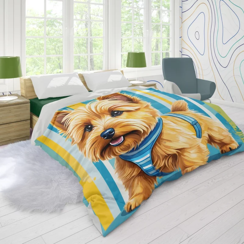 Teen Birthday Bliss Norwich Terrier Joy Duvet Cover