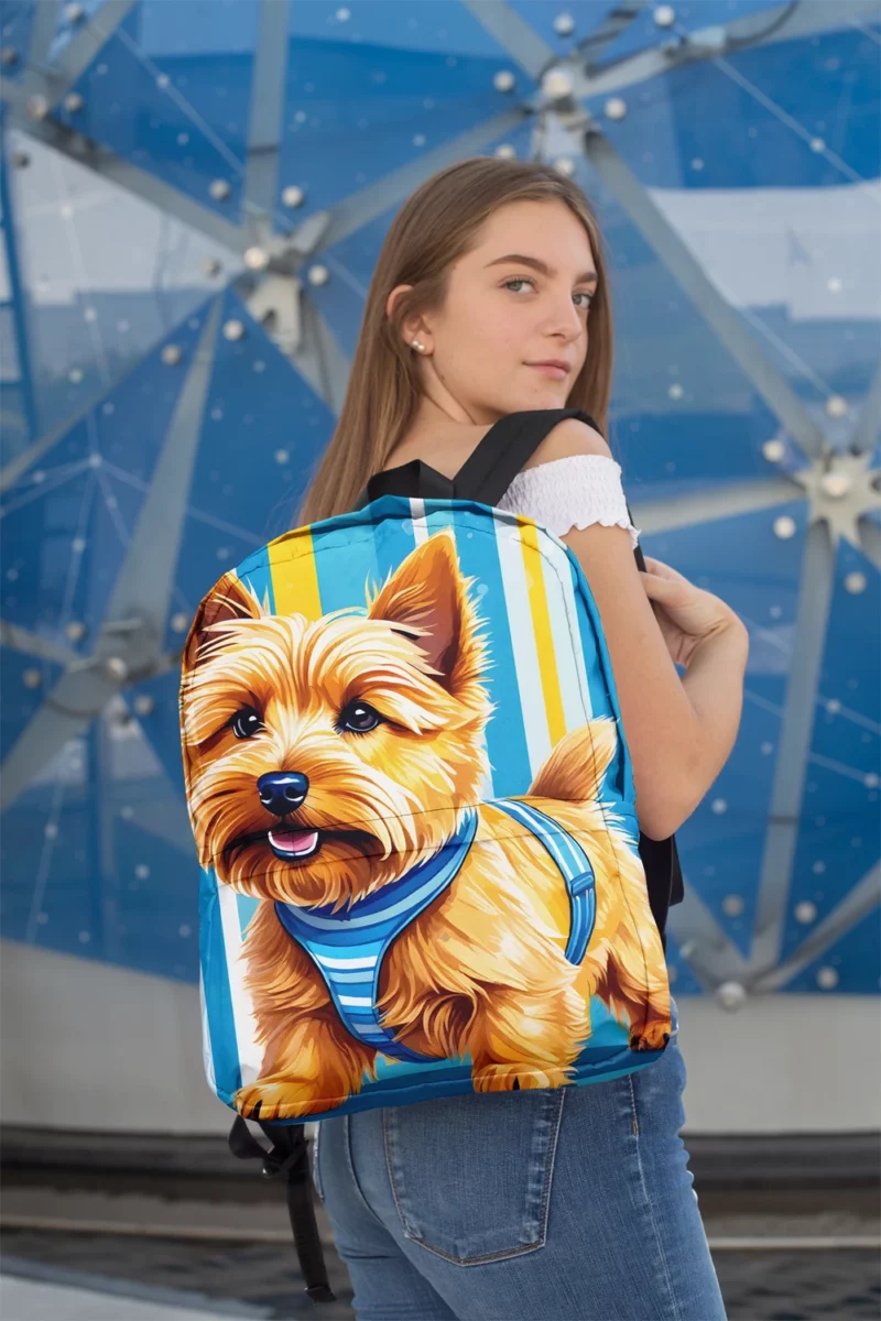 Teen Birthday Bliss Norwich Terrier Joy Minimalist Backpack 2