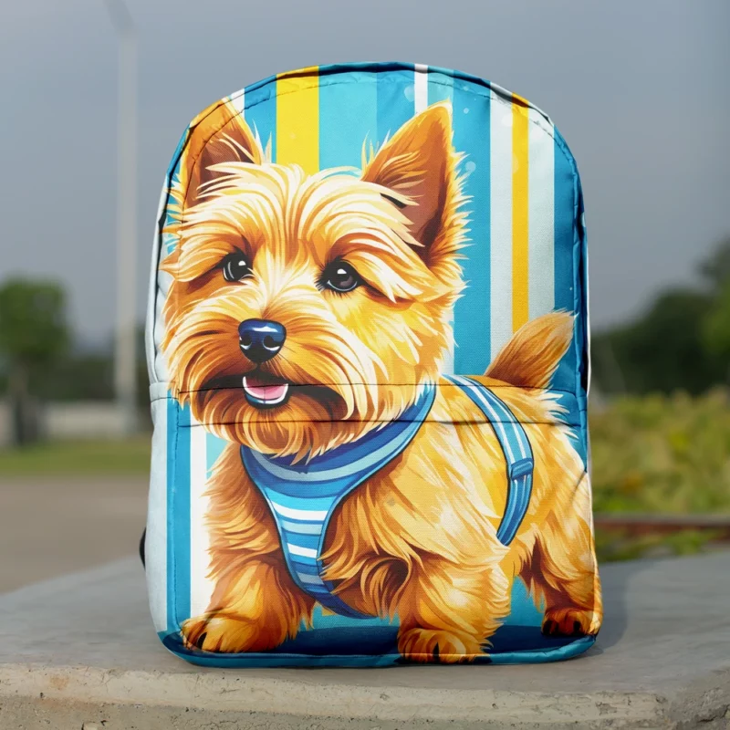 Teen Birthday Bliss Norwich Terrier Joy Minimalist Backpack