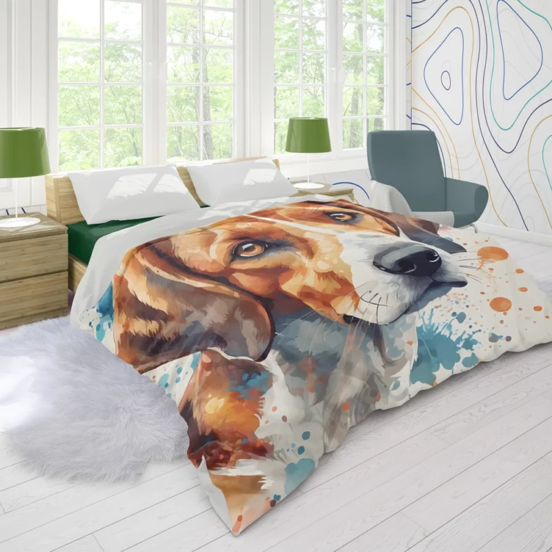 Teen Birthday Extravaganza Dandie Dinmont Terrier Delight Duvet Cover