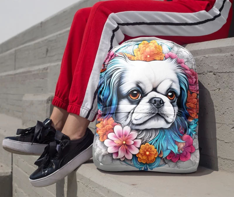 Teen Birthday Extravaganza Japanese Chin Delight Minimalist Backpack 1