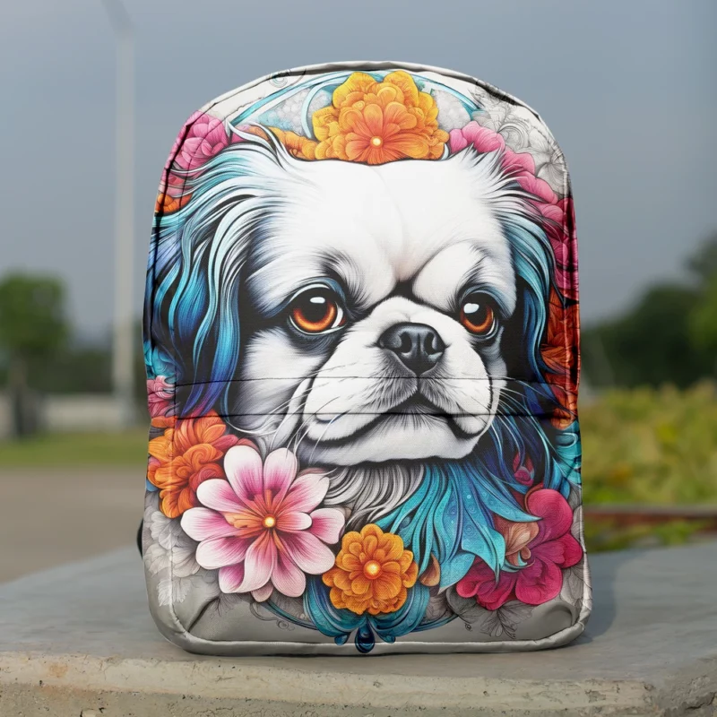 Teen Birthday Extravaganza Japanese Chin Delight Minimalist Backpack