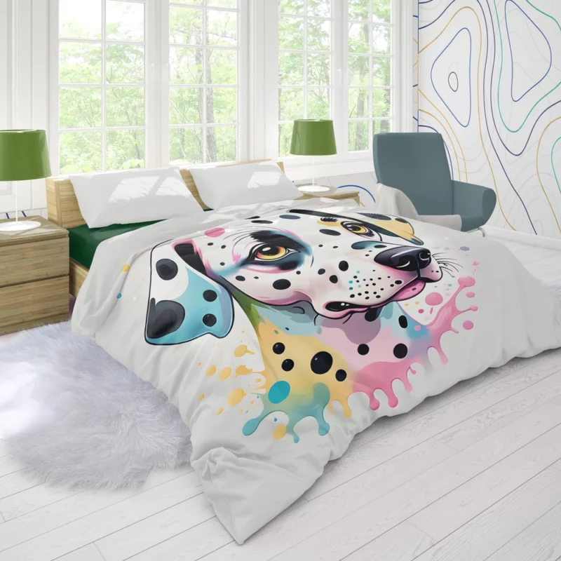 Teen Birthday Present Dalmatian Magic Duvet Cover