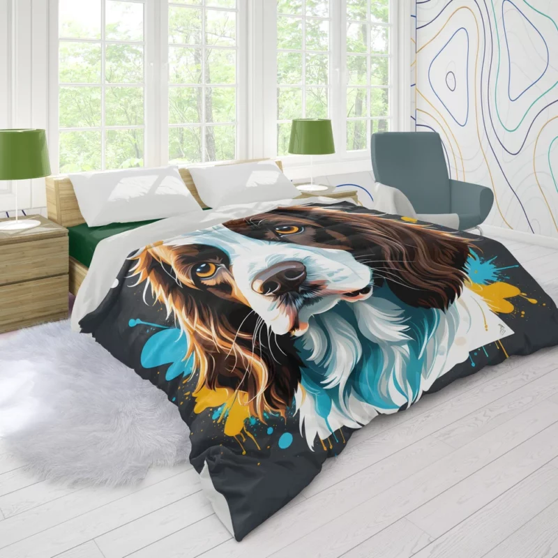 Teen Birthday Present English Springer Spaniel Magic Duvet Cover