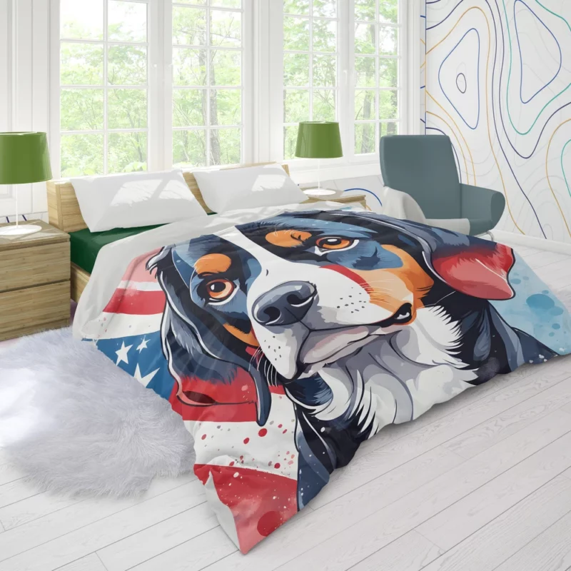 Teen Birthday Present Entlebucher Mountain Dog Magic Duvet Cover