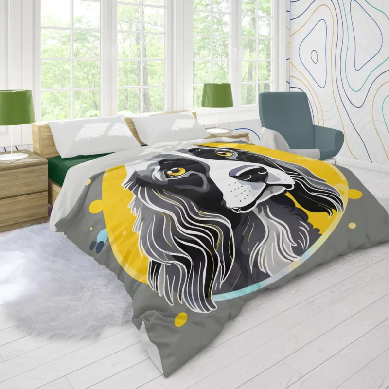 Teen Birthday Present Field Spaniel Dog Magic Duvet Cover