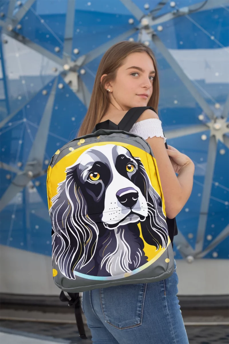 Teen Birthday Present Field Spaniel Dog Magic Minimalist Backpack 2