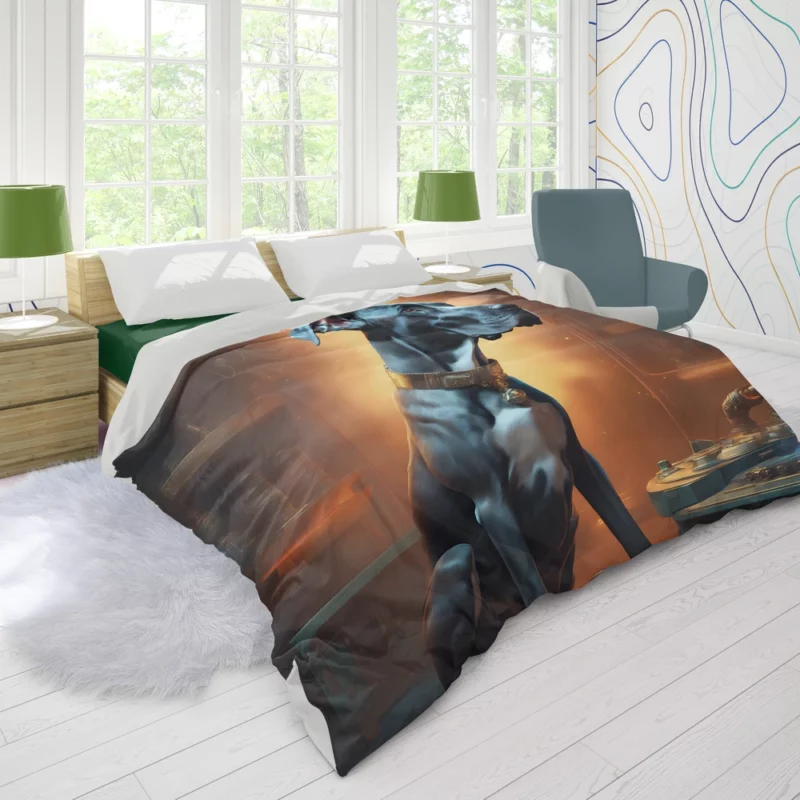 Teen Dog Present Great Dane Magic Duvet Cover