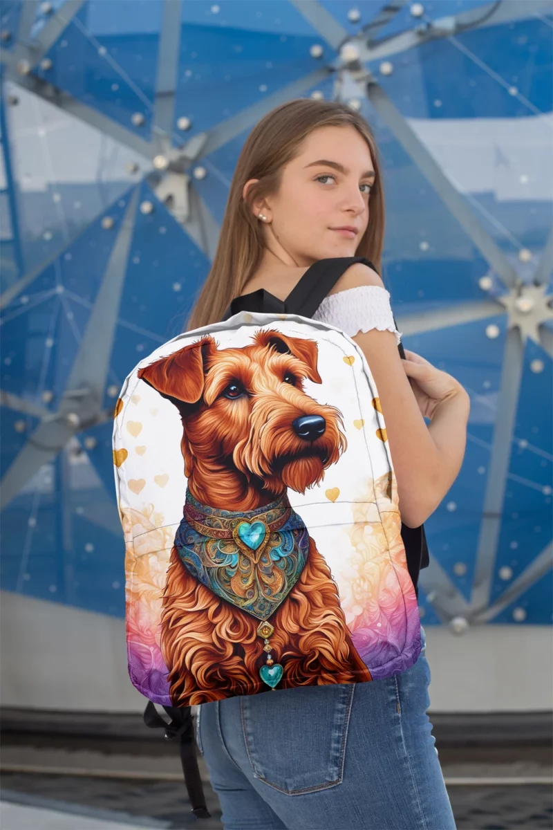 Teen Faithful Companion Irish Terrier Bond Minimalist Backpack 2