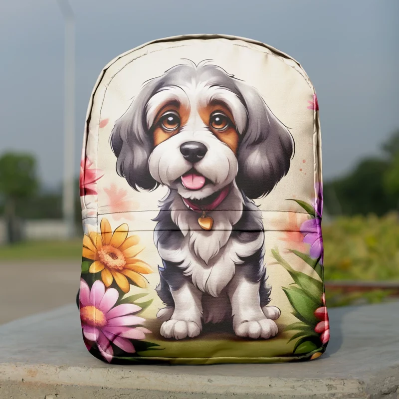 Teen Furry Companion Lowchen Dog Love Minimalist Backpack