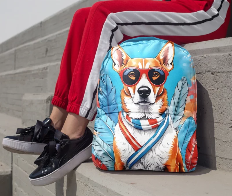 Teen Home Decor English Foxhound Elegance Minimalist Backpack 1