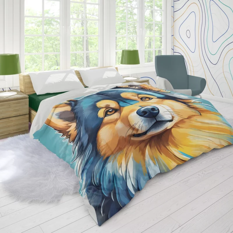 Teen Home Decor Finnish Lapphund Elegance Duvet Cover