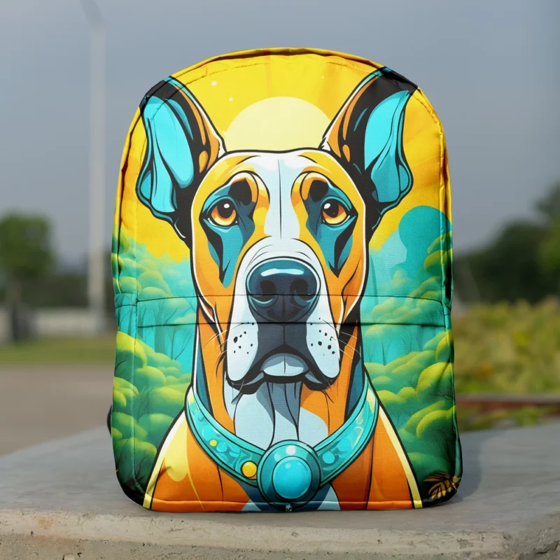 Teen Home Decor Great Dane Elegance Minimalist Backpack