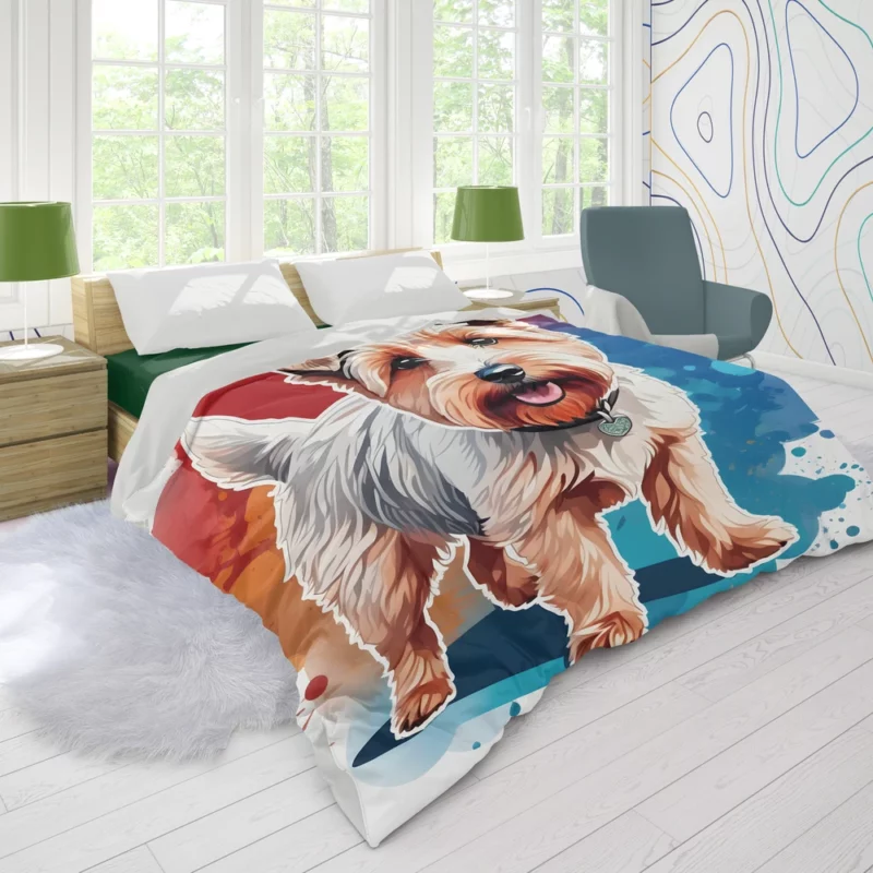 Teen Home Decor Irish Glen of Imaal Terrier Elegance Duvet Cover