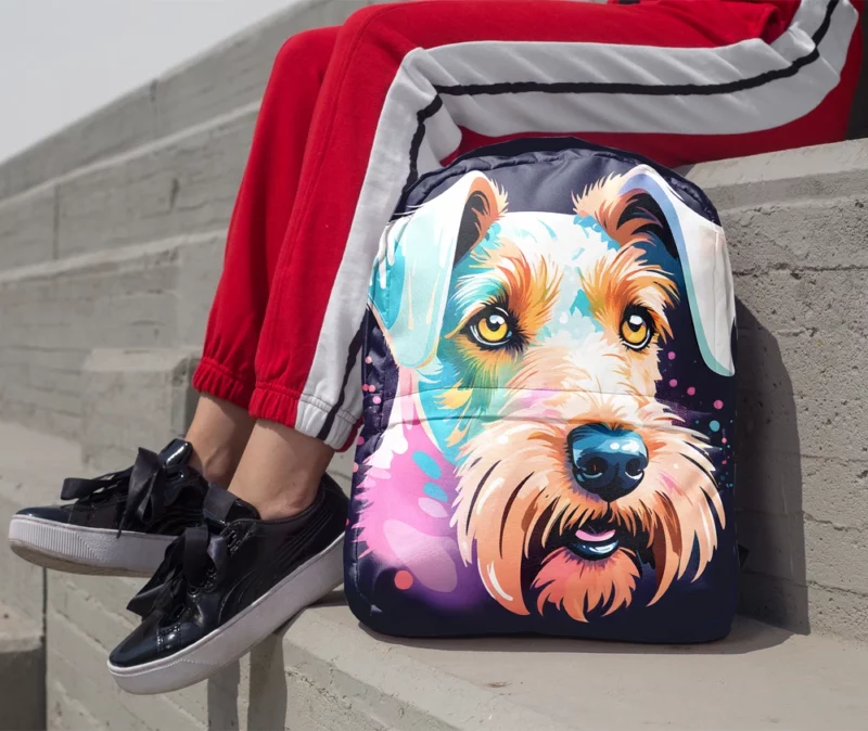 Teen Home Decor Irish Terrier Elegance Minimalist Backpack 1