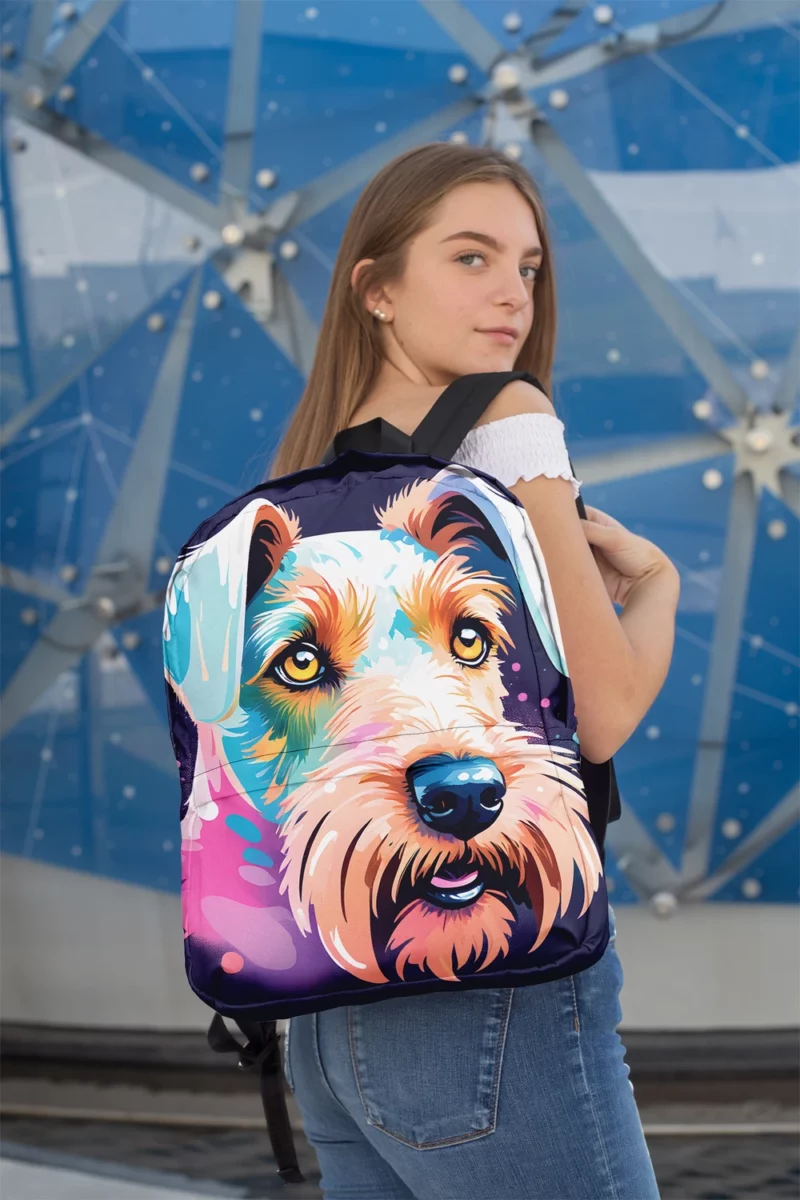 Teen Home Decor Irish Terrier Elegance Minimalist Backpack 2