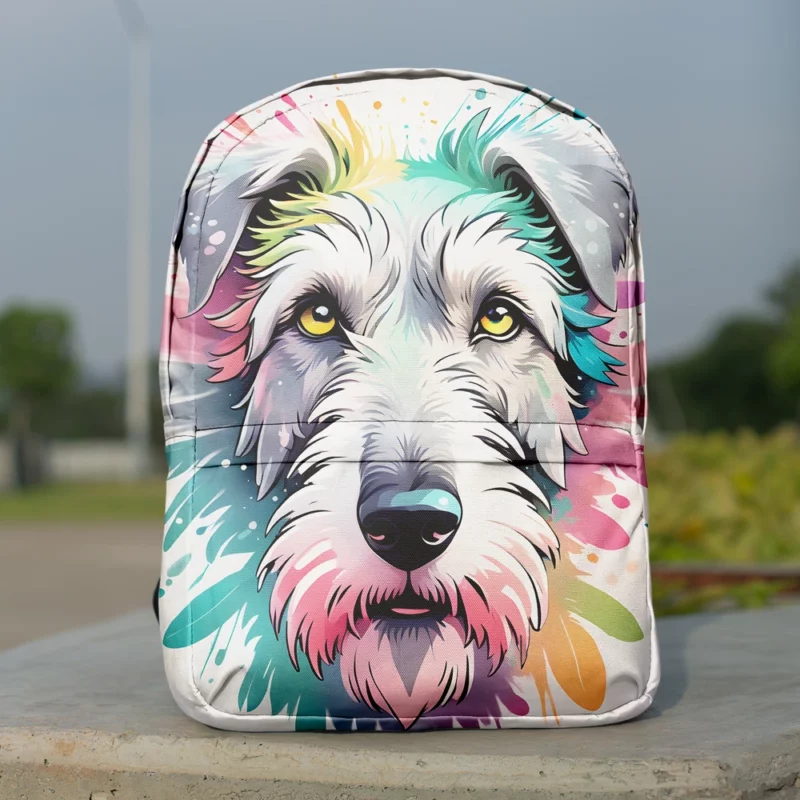 Teen Home Decor Irish Wolfhound Elegance Minimalist Backpack