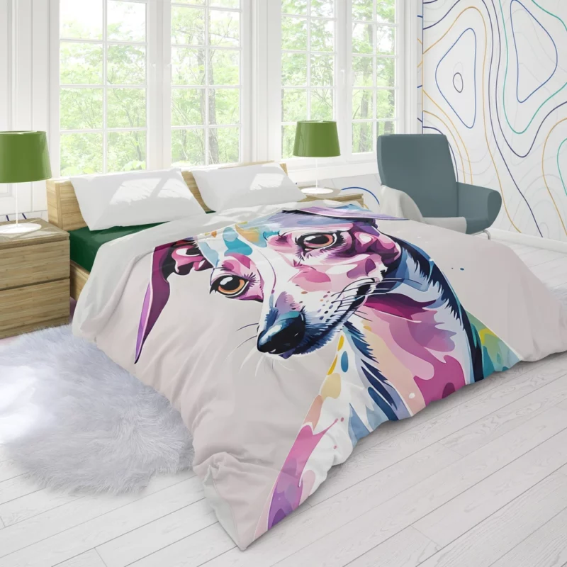 Teen Home Decor Italian Greyhound Elegance Duvet Cover