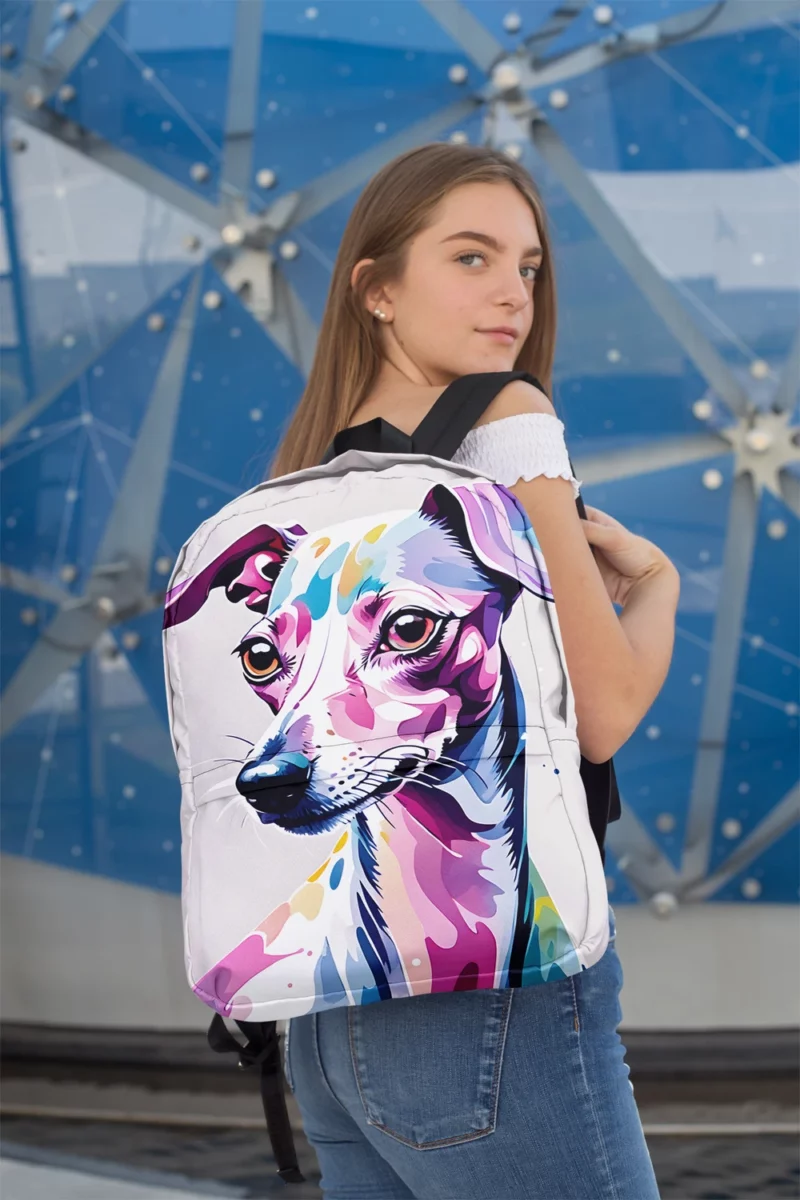 Teen Home Decor Italian Greyhound Elegance Minimalist Backpack 2