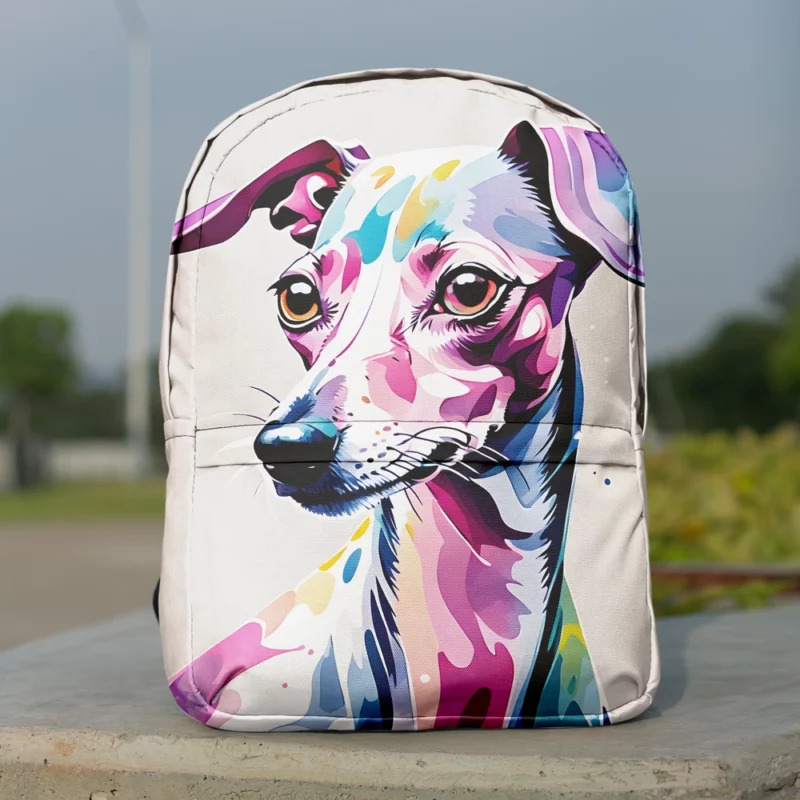 Teen Home Decor Italian Greyhound Elegance Minimalist Backpack