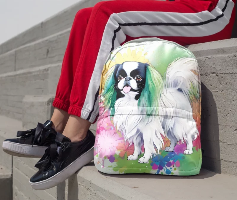 Teen Home Decor Japanese Chin Elegance Minimalist Backpack 1