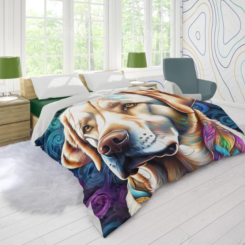 Teen Home Decor Labrador Retriever Elegance Duvet Cover